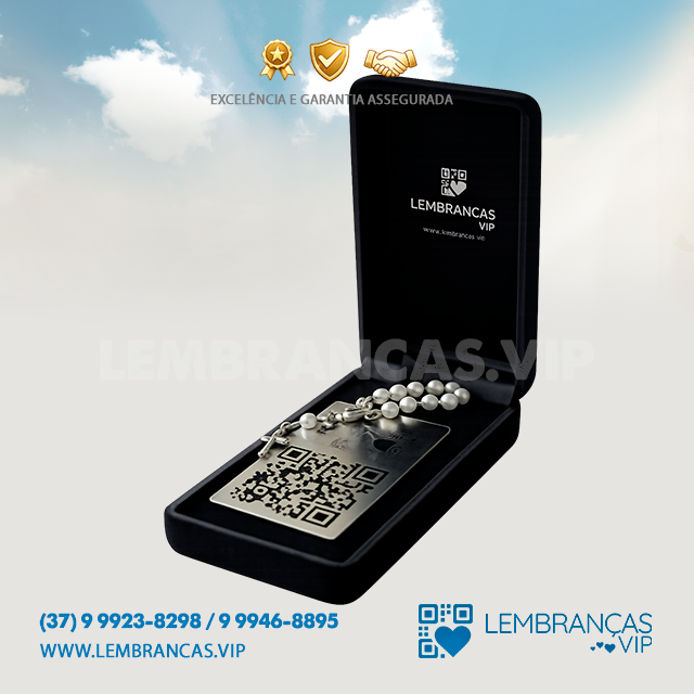 Memorial Familiar Vitalício QR Inox